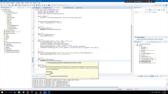 MINECRAFT MODDING 1.12/1.12.2 #6 : GUI (Графический интерфейс). смотреть онлайн