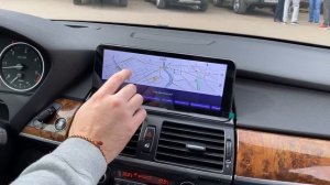 BMW X5/X6 E70/E71 - большой монитор в стиле BMW G-series