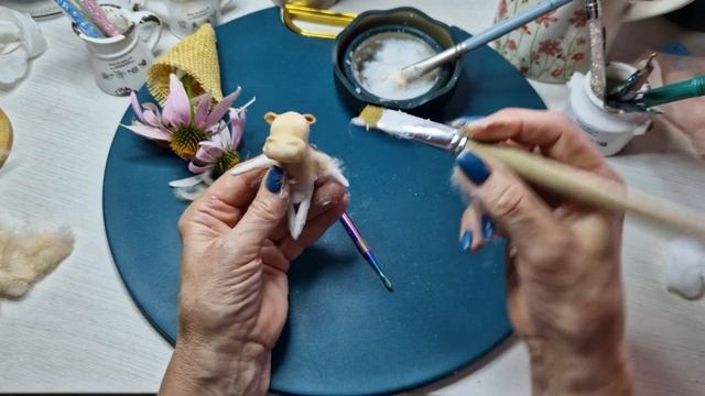Мастер класс.Винтажики из окрашенной ваты.Часть 1 Сложность 0 смотреть онлайн