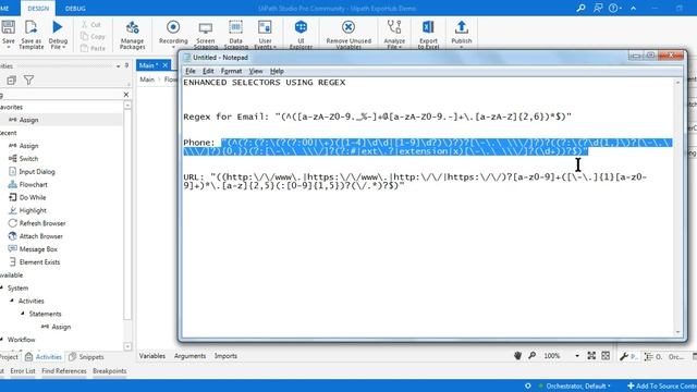 How to Create Enhanced Selectors using Regex in UiPath смотреть онлайн