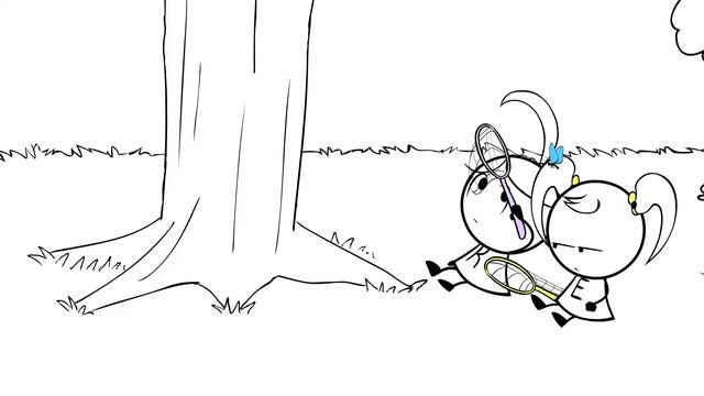 Baby Bird Learns to Fly with EK Doodles Emma & Kate's help ! смотреть онлайн