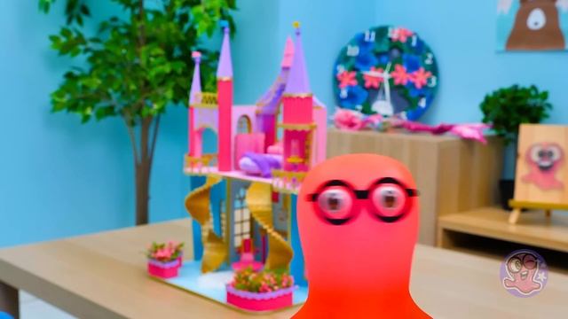 Glamorous Pink Dreamhouse Makeover! ?? Miniature Dollhouse Craft | Amazing Pink Mansion смотреть онлайн