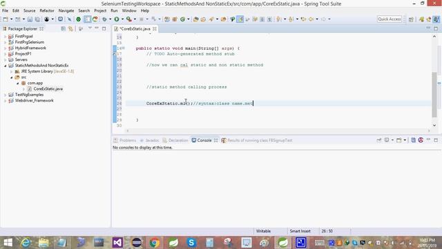Static and non static methods in java смотреть онлайн