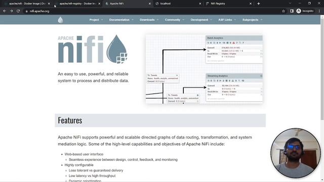 Apache Nifi Bigdata Tool Running On Docker Container Platform In Your Local Machine.
