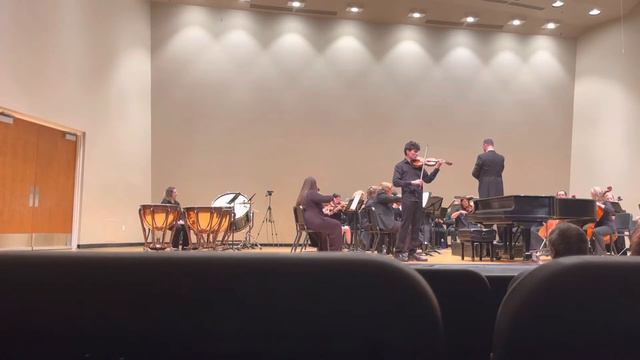 Derek Plays Bruch's G Minor Violin Concerto With Utah Philharmonic Orchestra