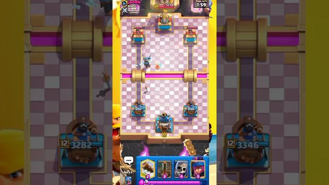 Unbeatable hog rider + earthquake combo in Clash Royale ⚔️!!! смотреть онлайн