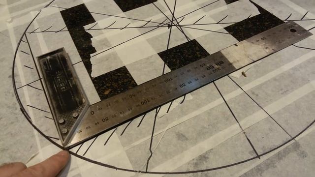 Как врезать круглую мойку в столешницу. Цент окружности. Советы. смотреть онлайн