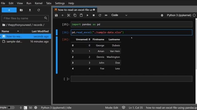 How to read and write excel files with Pandas using Python. смотреть онлайн