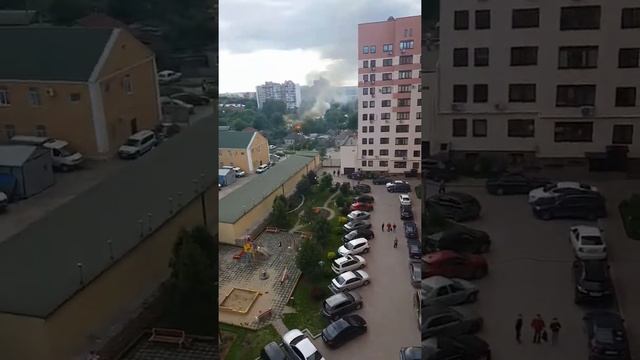 ПОЖАР В РЯЗАНИ 22.06.17 смотреть онлайн