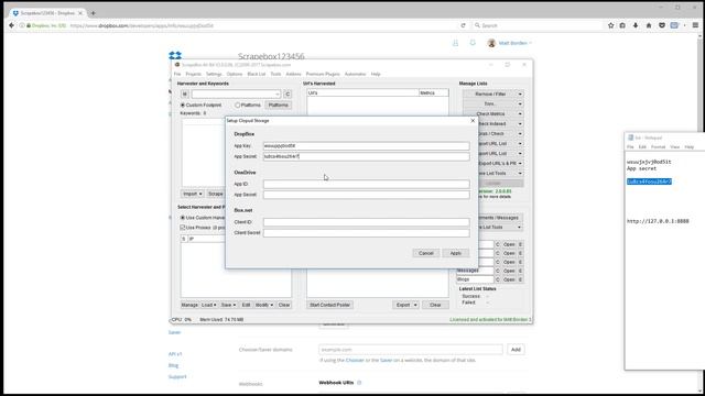 Dropbox Cloud Setup for Scrapebox смотреть онлайн