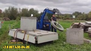 Навесной экскаватор ЕТ-1 Minidiger. экскаваторная установка на мини трактор