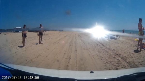 Honda Acty/Hobio 4wd по песку