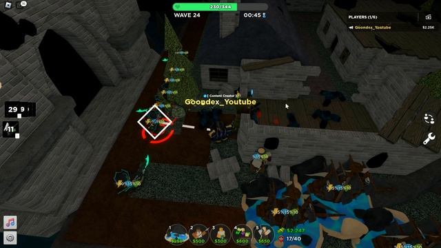 Gladiator and Warden Derelict Outpost Roblox Tower Defense Simulator смотреть онлайн