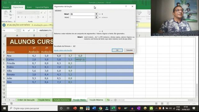 EXCEL PARA INICIANTES: FUNÇÃO MÁXIMO (PASSO A PASSO) смотреть онлайн