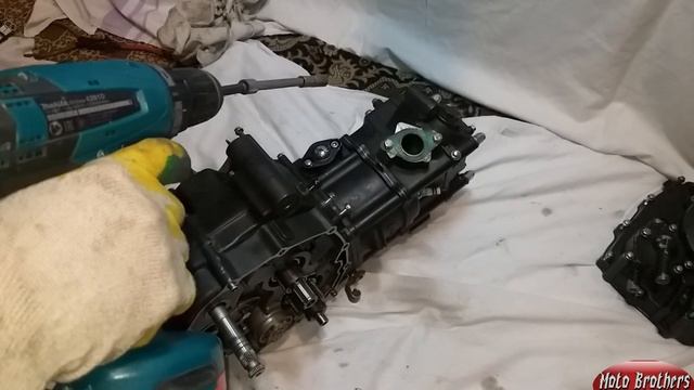 ABM-ZR250 дефектовка двигателя смотреть онлайн