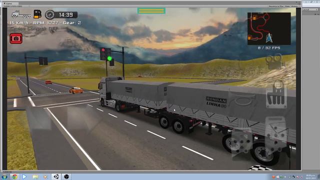 Grand Truck Simulator - Realistic physics - Dangerous AI driver смотреть онлайн