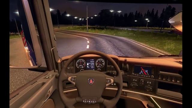 Euro truck simulator 2 Остановка на отдых. Проскочил :D смотреть онлайн