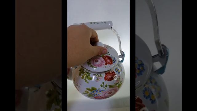 Chaleira Esmaltada Paris 2,5 Litros Flores e Rosas смотреть онлайн