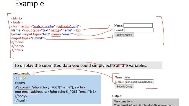 PHP Form Handling смотреть онлайн