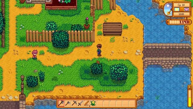 Прохождение Stardew Valley 2022 #4 Топор Робин и много вкусного ! смотреть онлайн