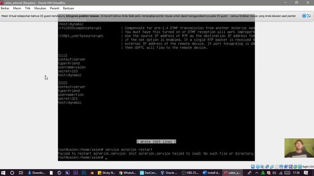 Konfigurasi Asterisk debian 8 Virtualbox смотреть онлайн