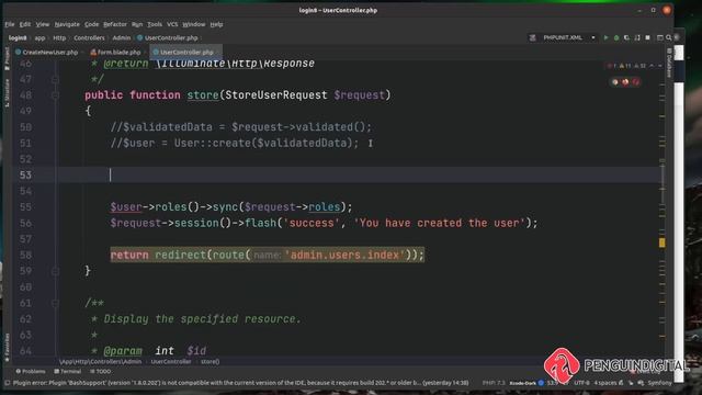 User registration using Laravel Fortify actions - EP13 - Laravel 8 User Login and Management System смотреть онлайн