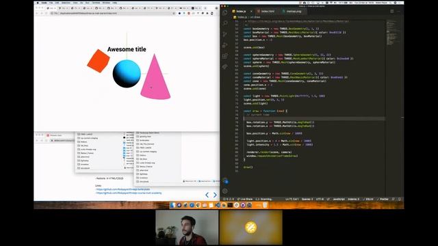 Learn how to make 3D for websites with Three.js - Robin Payot - Creative Developer смотреть онлайн