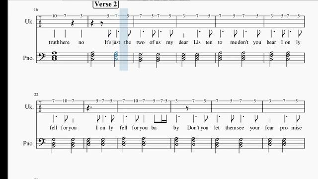 Kuzu Mellow - " Sunflower Feelings " Ukulele Tabs Sheet Music Easy Notes Score Free смотреть онлайн