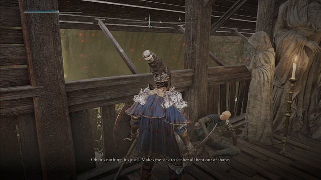 Elden Ring - Patches in Shaded Castle after end of Volcano Manor (Dialogue) смотреть онлайн