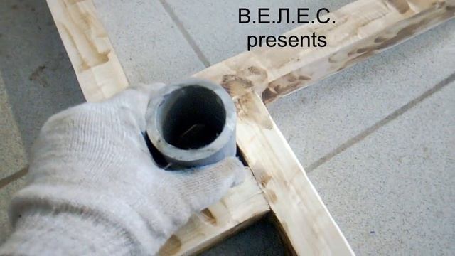 Делаем крестовину под елку своими руками.С наступающим новым годом!!! смотреть онлайн