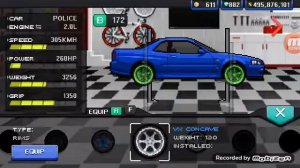 Как сделать машину полиции ( японской) в игре Pixel car racer