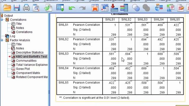 Bartlett's Test of Sphericity - Test a Correlation Matrix смотреть онлайн