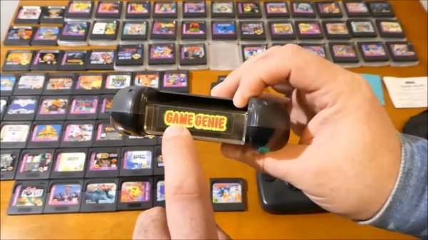 Моя коллекция SEGA Game Gear  на 2018г, 75 игр + TV tuner и Game Genie