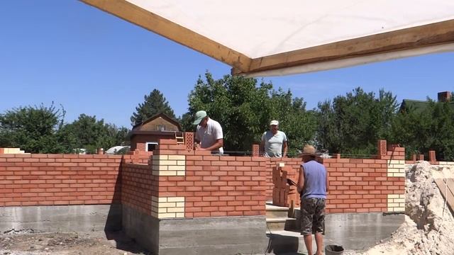 кладка облицовочного кирпича смотреть онлайн