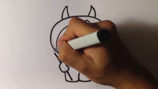 How to Draw Hello Kitty Devil - Halloween Drawings смотреть онлайн