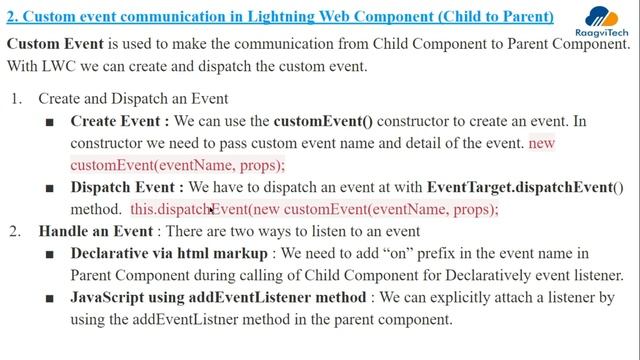 Lightning Web Component(LWC) Events смотреть онлайн