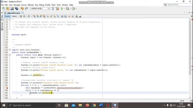 Membuat Uji Karakter Acak — Java смотреть онлайн