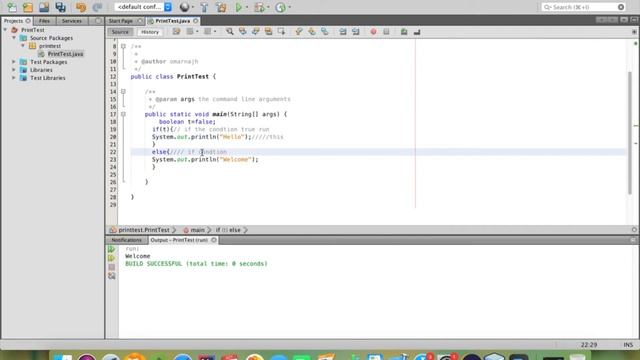 Java Basics Boolean type with if statment смотреть онлайн