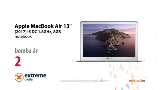 Extreme Digital - Őrült hét - Apple MacBook Air 13" (2017) i5 DC 1.8GHz, 8GB смотреть онлайн