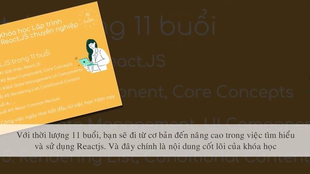 Khóa học lập trình Reactjs trong 10 tuần смотреть онлайн