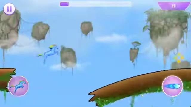 ? Unicorn dash Game play. смотреть онлайн