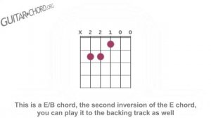 Learn the E/G# and E/B guitar chords
