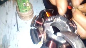 Ремонт перемотка генератора на скутер 150 кубов