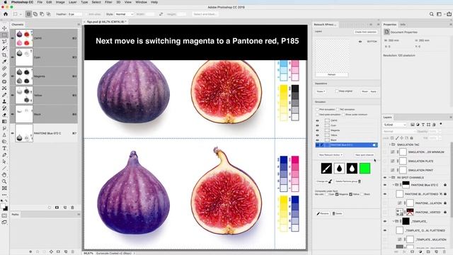 How to switch CMYK to 3 spot inks in Photoshop - RXP Spot-Color Plugin смотреть онлайн