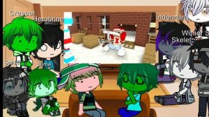 Monster School react to Christmas Bottle Flip Zombie VS Girls