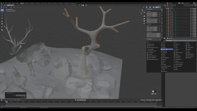 Harry Potter's Patronus in Blender 2.83 - 3D Low Poly Modeling Process смотреть онлайн