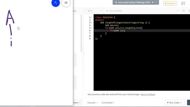 #leetcode#gfg#codingquestion#dsalgo longest substring without repeating | leetcode prob soln medium смотреть онлайн