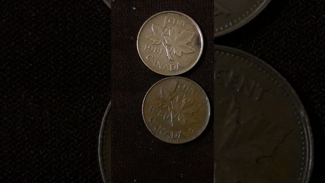 Обзор и цена монет Канады 1 цент 1980, 1981 годов. Тип пенни 1980 - 1981 годов. смотреть онлайн