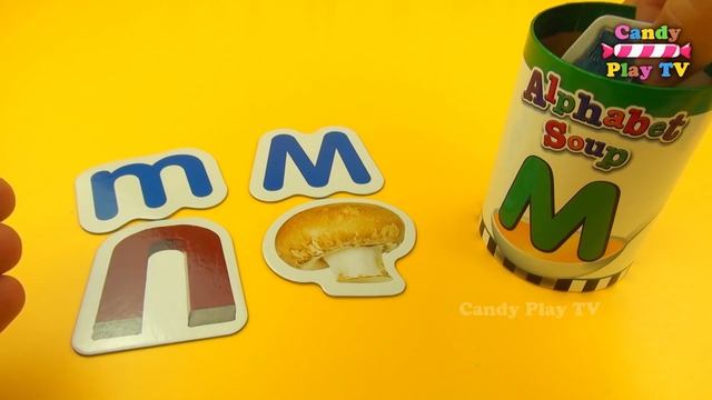 Learn The Alphabet|Learn Letter|LEARN The ALPHABET From A To Z With Alphabet Soup For Kids