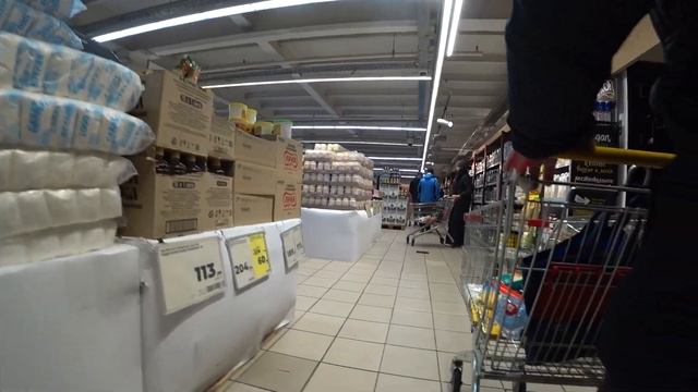 VLOG сибирская зима/закупка продуктов в Лента и Магнит на 3200 р/сравниваю цены смотреть онлайн